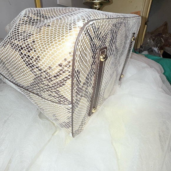 Dooney & Bourke Serena Python Drawstring Bag Limited Edition - Picture 12 of 15